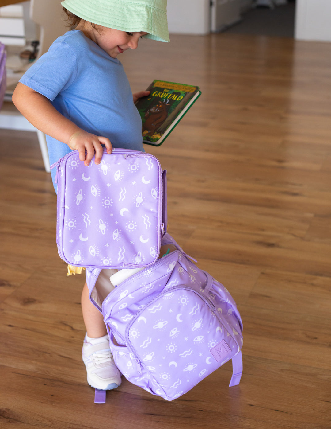 MontiiCo Swaggies Collab Medium Insulated Lunch Bag - Cosmic Bloom