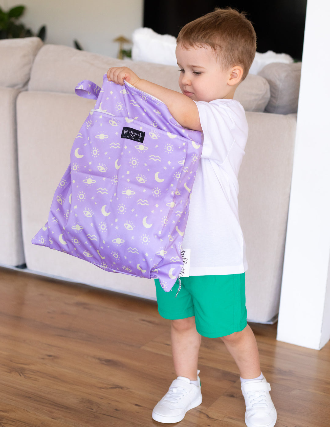 MontiiCo Swaggies Collab Wetbag - Cosmic Bloom