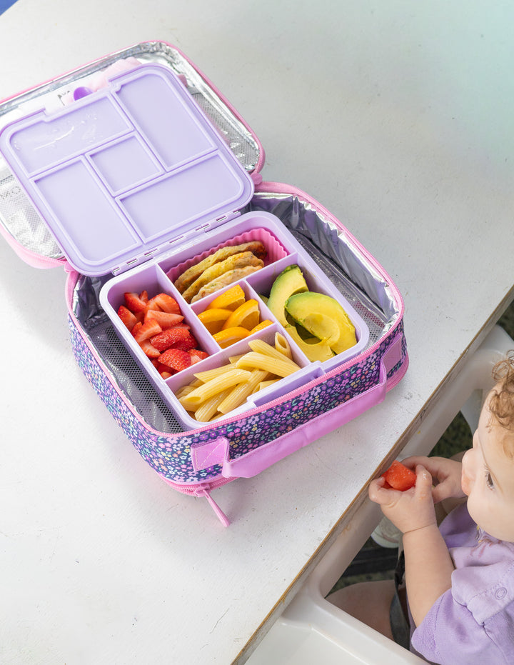 MontiiCo Bento Five Lunch Box - Lilac