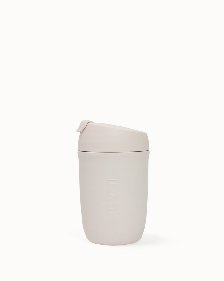 MontiiCo 380ml Travel Cup - Cream