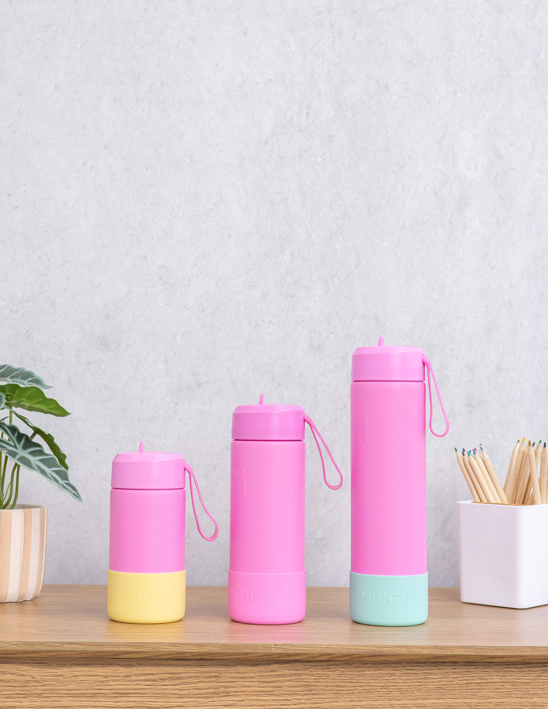 MontiiCo 475ml Fusion Drink Bottle Sipper - Floss