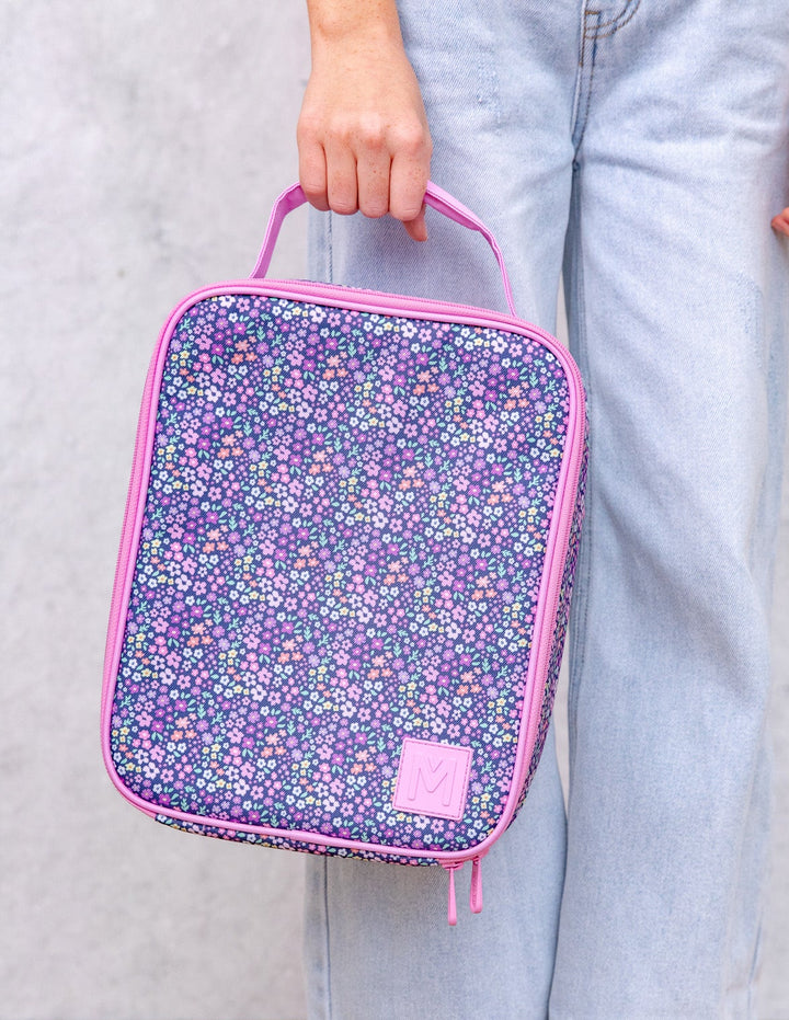 MontiiCo Large Insulated Lunch Bag - Meadow