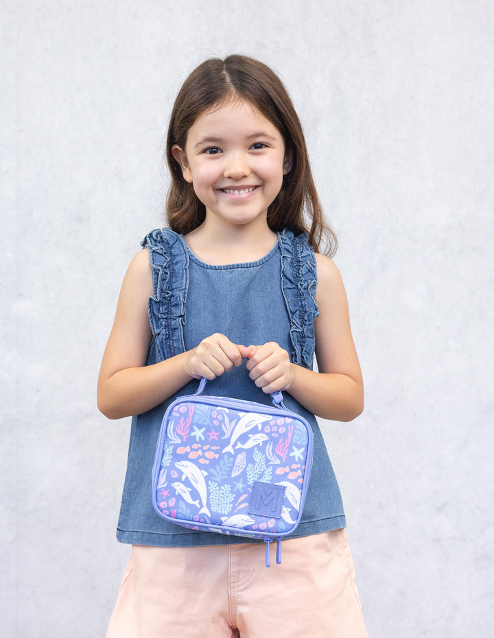 MontiiCo Snack Lunch Box Bundle - Dolphin Dreams