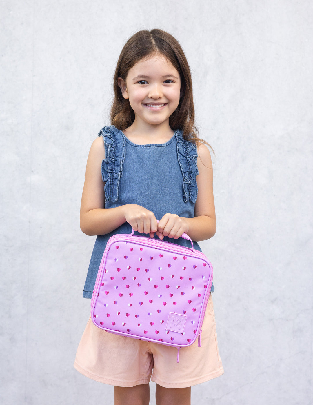 MontiiCo Medium Lunch Bag and Bottle Set - Sweetheart