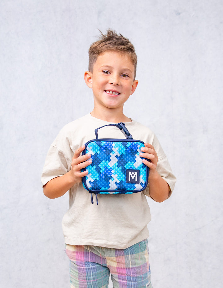 MontiiCo Mini Insulated Lunch Bag - Block Land