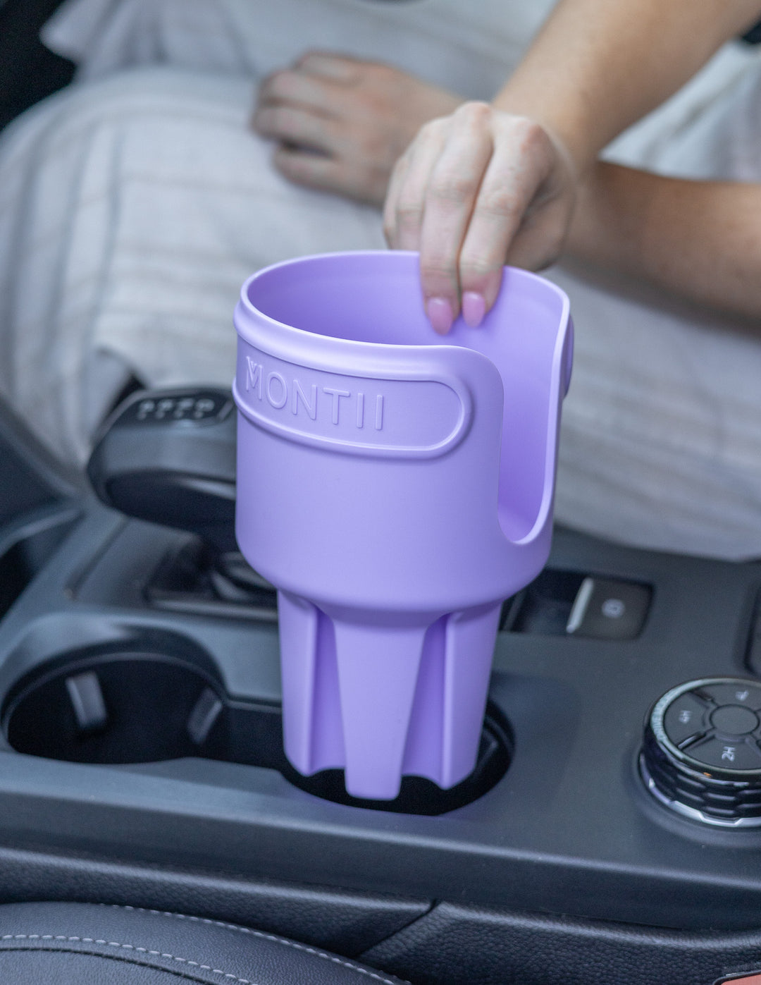 MontiiCo Car Cup Holder - Lilac