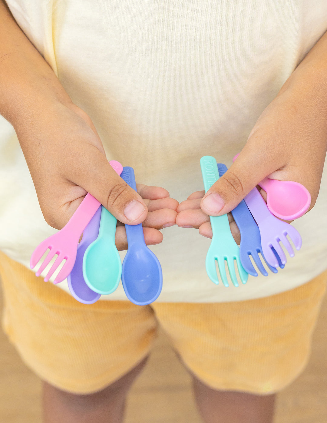 MontiiCo Out & About Cutlery Set - Pastel