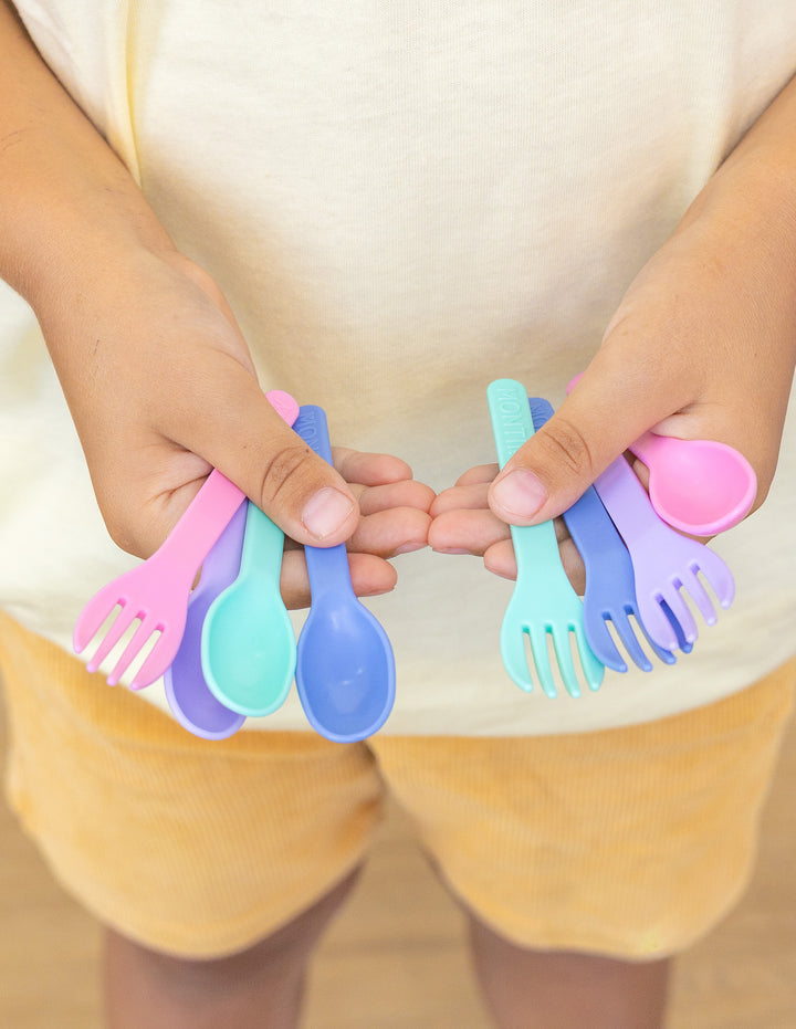 MontiiCo Out & About Cutlery Set - Pastel