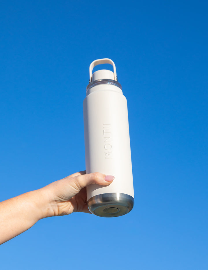 MontiiCo 700ml Quench Drink Bottle - Cream
