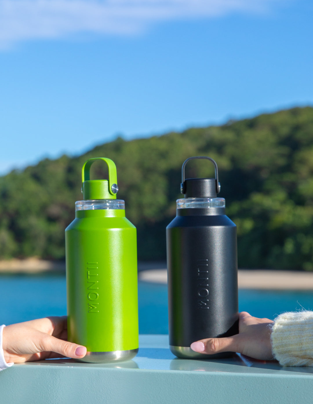 MontiiCo 1L Quench Drink Bottle - Midnight