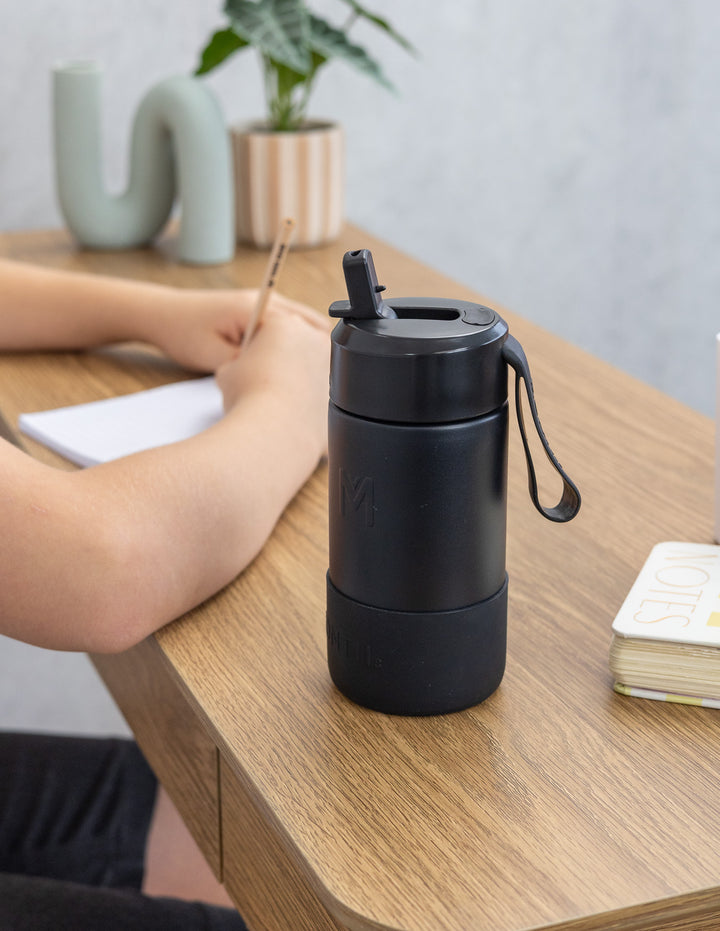 MontiiCo 350ml Fusion Drink Bottle Sipper - Midnight