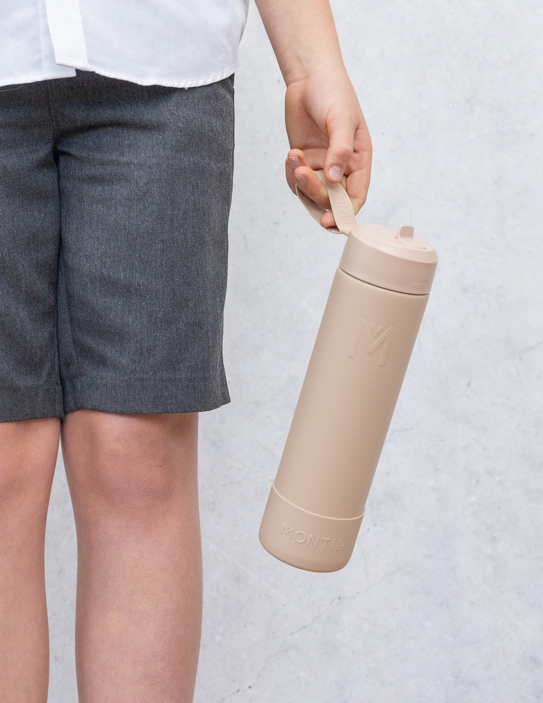 MontiiCo 700ml Fusion Drink Bottle Sipper - Sand