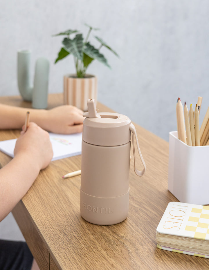 MontiiCo 350ml Fusion Drink Bottle Sipper - Sand