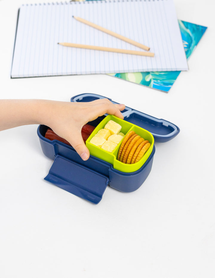 MontiiCo Snack Lunch Box - Navy
