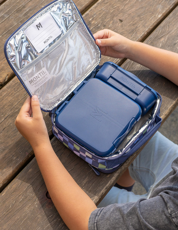 MontiiCo Medium Insulated Lunch Bag - Checkmate