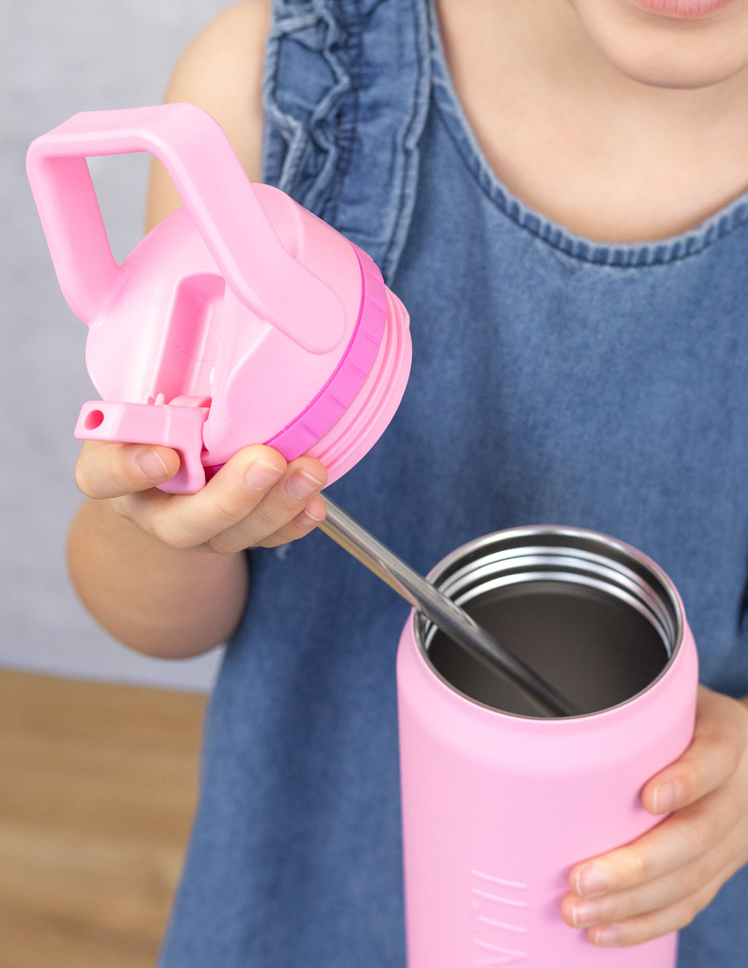 MontiiCo Large Lunch Bag and Bottle Set - Sweetheart