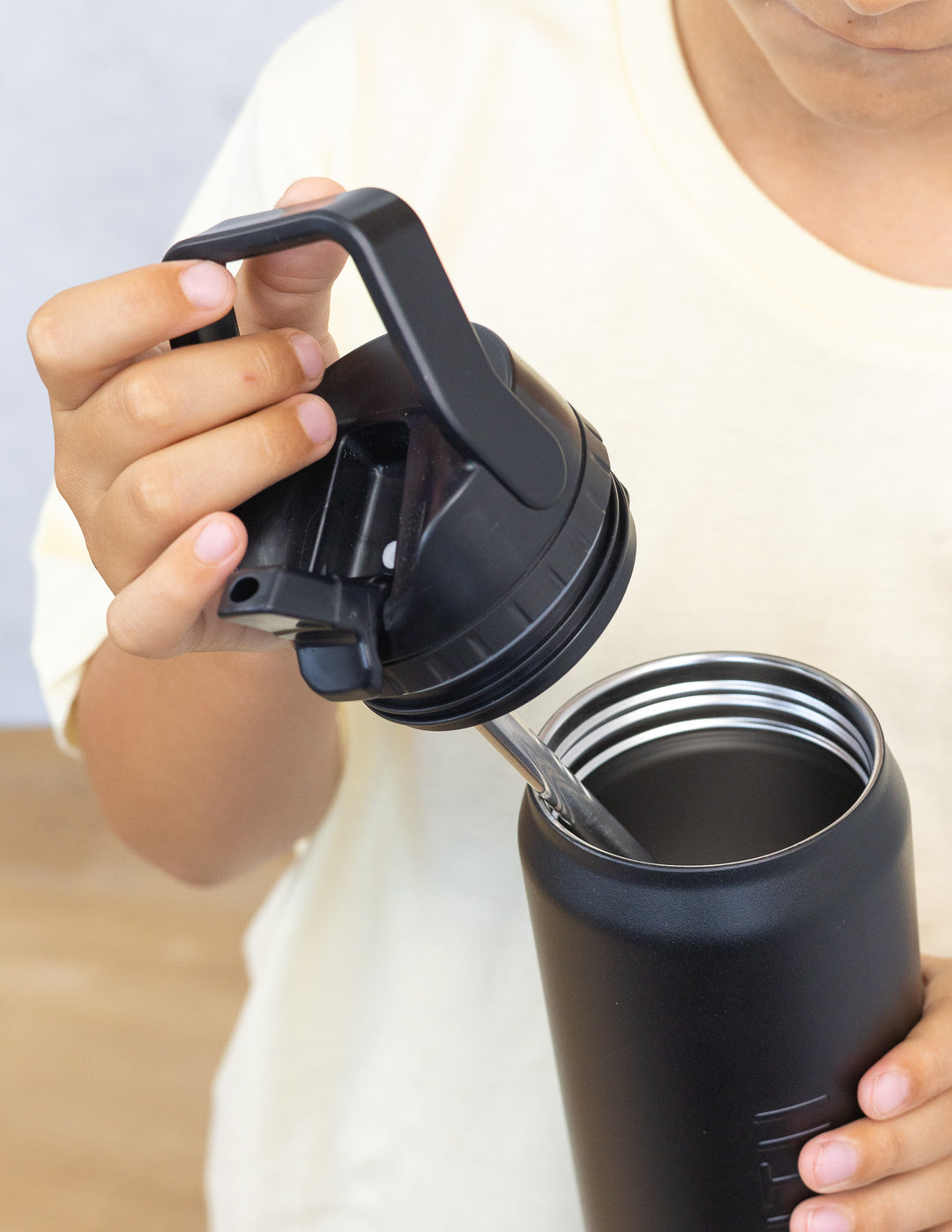 MontiiCo Large Lunch Bag and Bottle Set - Midnight