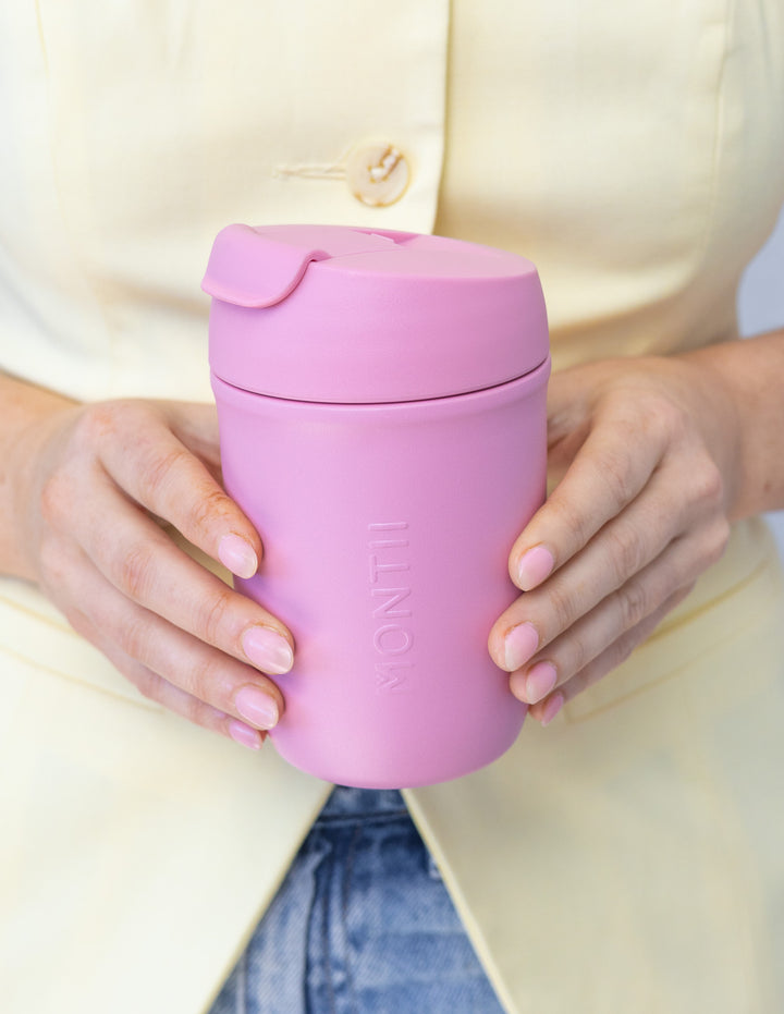 MontiiCo 380ml Travel Cup - Bubblegum