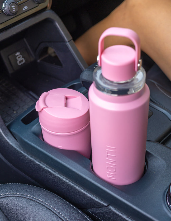 MontiiCo 380ml Travel Cup - Bubblegum