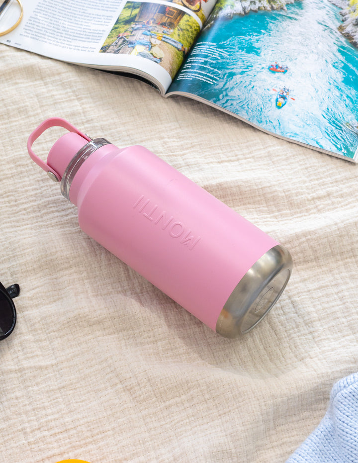 MontiiCo 1L Quench Drink Bottle - Bubblegum