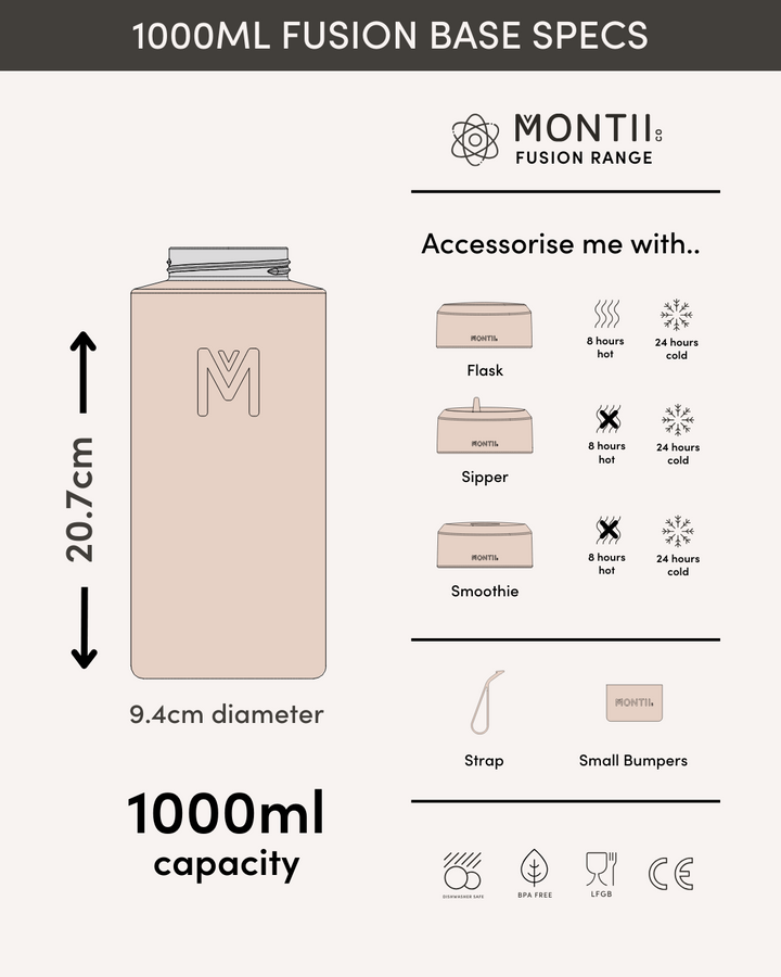 MontiiCo Universal Insulated Base 1L - Dune