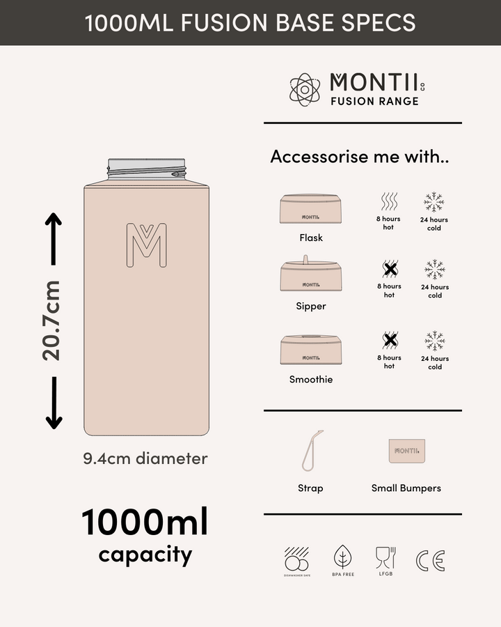 MontiiCo Universal Insulated Base 1L - Fern