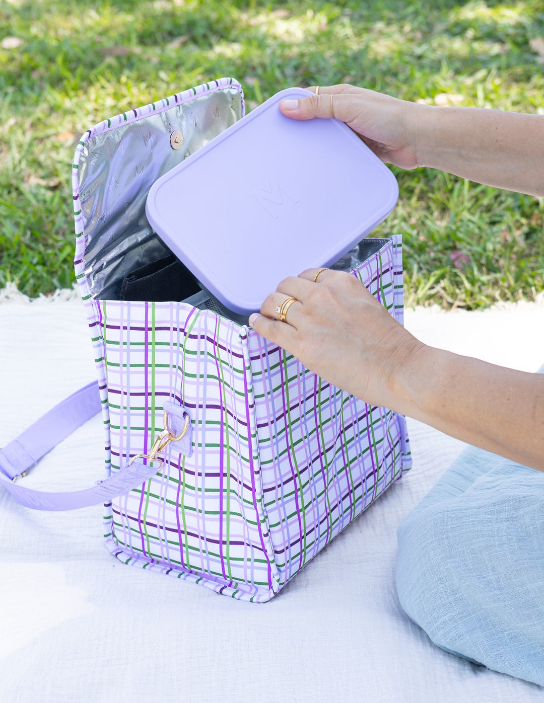 MontiiCo Multiway Lunch Box - Lilac
