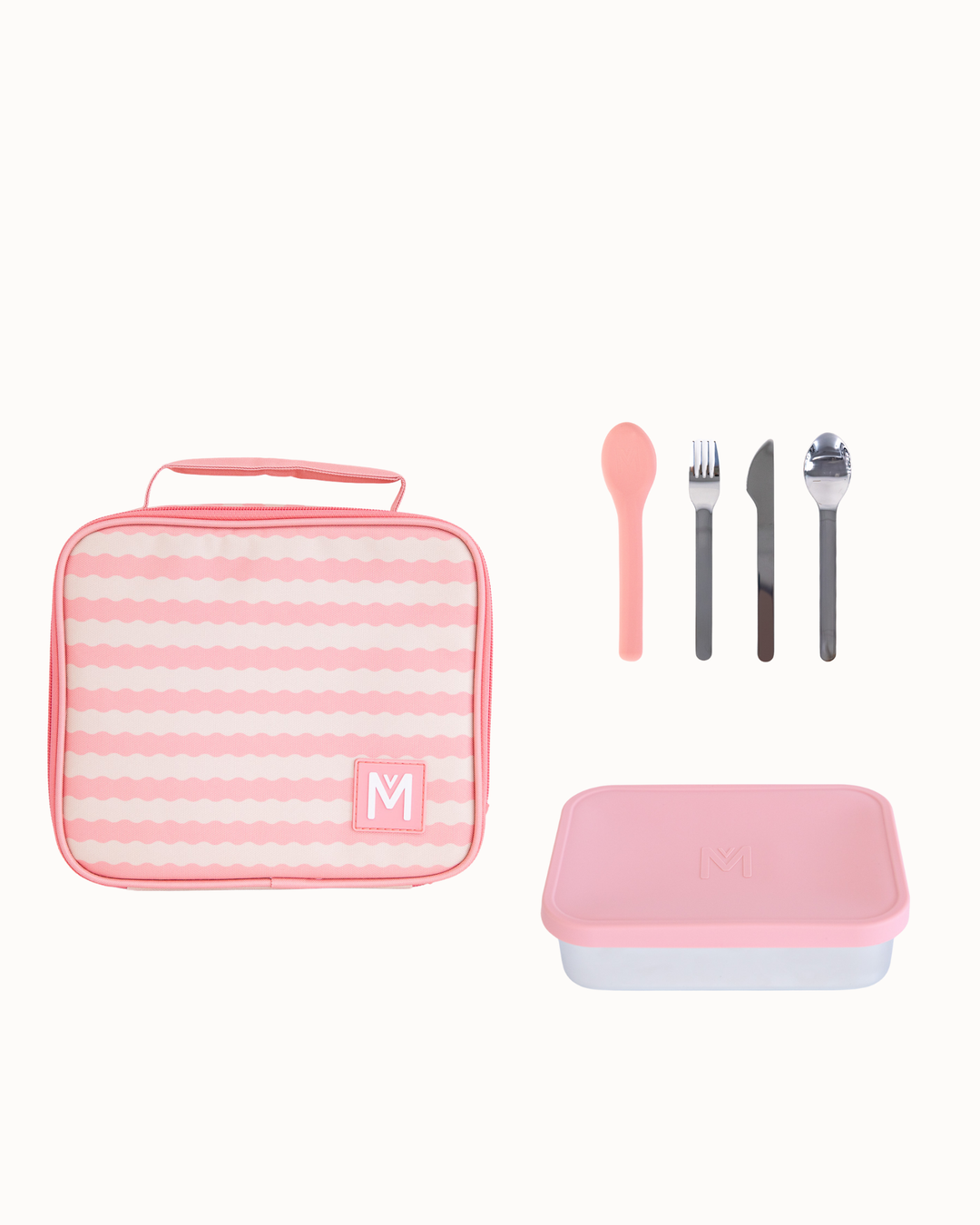 MontiiCo Medium Multiway Pack & Go Set - Ripple Camellia