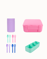 MontiiCo Roam Snack Pot & Lunch Set - Lilac