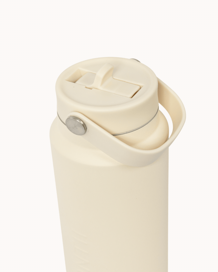 MontiiCo 700ml Quench Sipper Drink Bottle - Cream