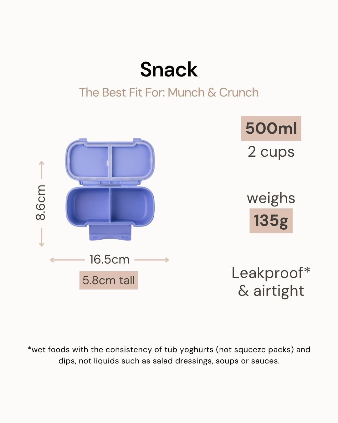 MontiiCo Snack Lunch Box - Floss