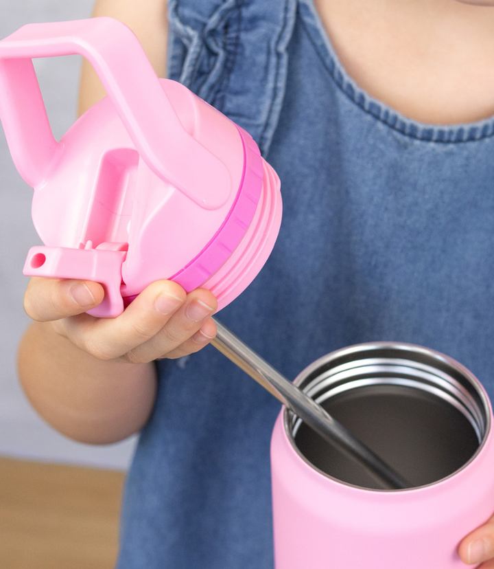 MontiiCo Large Lunch Bag and Bottle Set - Twirl