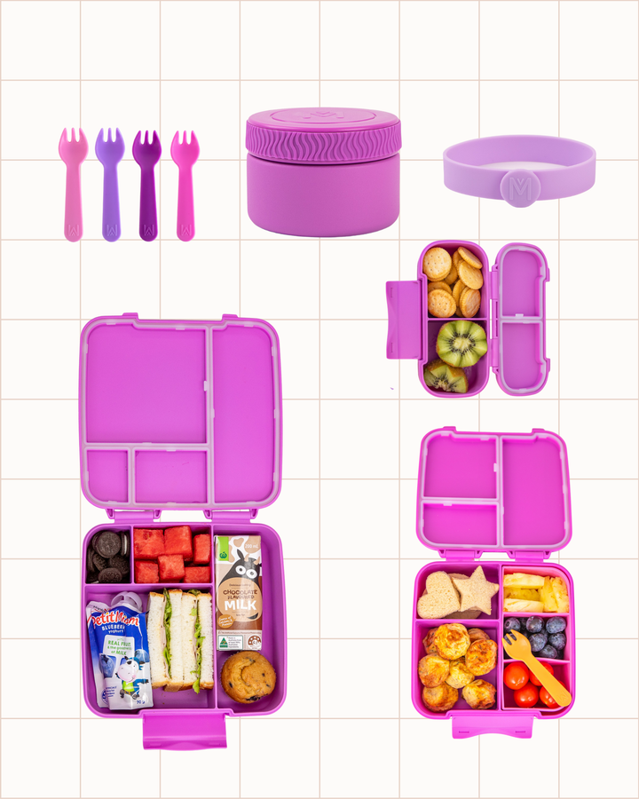 MontiiCo Adventurous Eater Bundle - Fuchsia