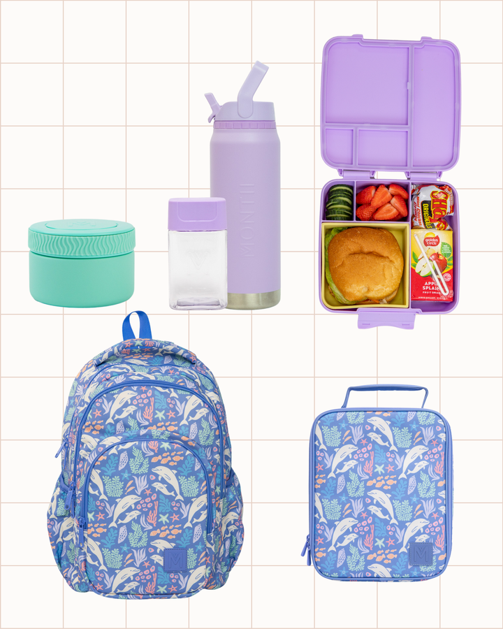 MontiiCo Eat Play Repeat Bundle - Lilac