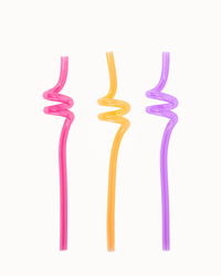 MontiiCo Twirly Straws Bulk Buy - Pinks (Clearance)