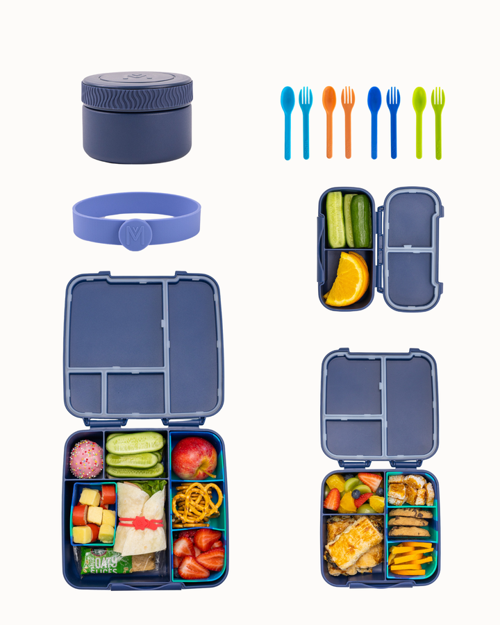 MontiiCo Adventurous Eater Bundle - Navy