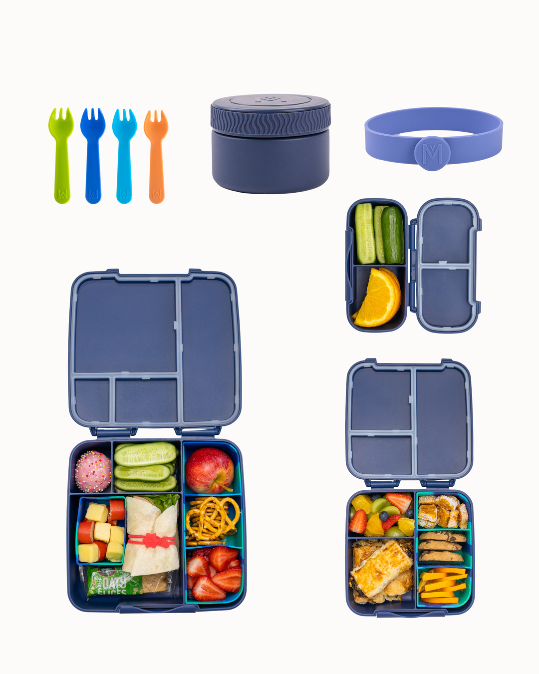 MontiiCo Adventurous Eater Bundle - Navy