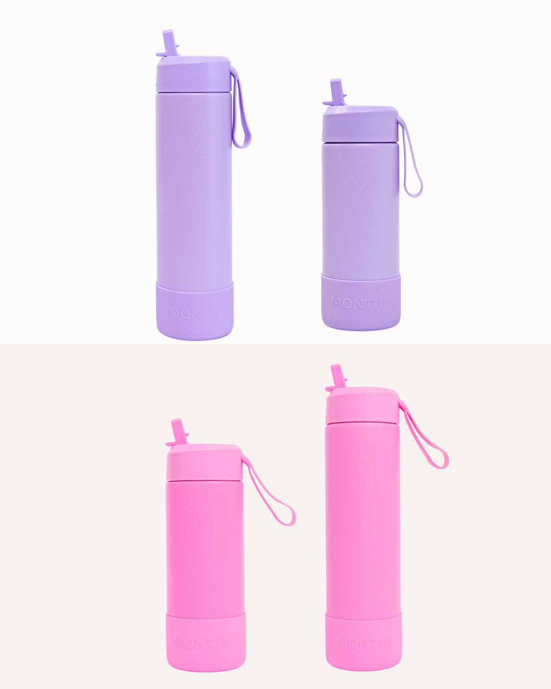 MontiiCo Family Sipper Set - Floss & Lilac