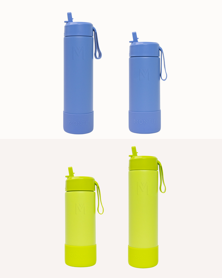 MontiiCo Family Sipper Set - Matcha & Splash