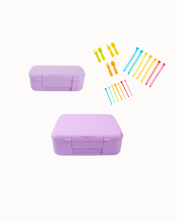 MontiiCo Feast & Snack Bundle - Lilac
