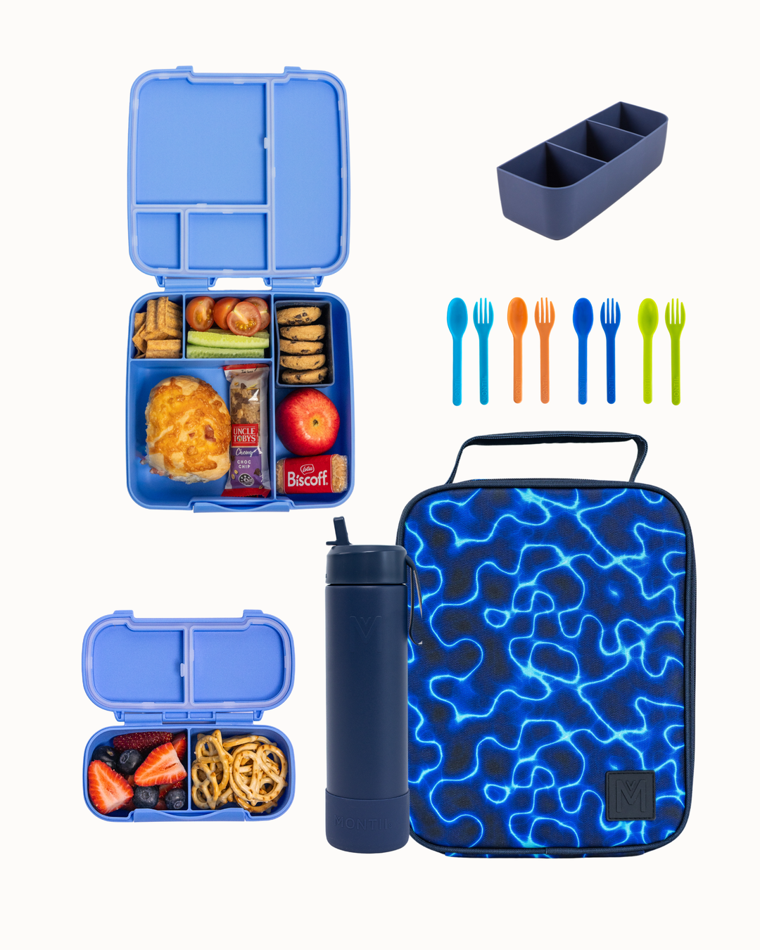 MontiiCo Busy Bee Bundle - Blueberry