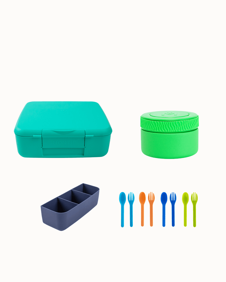 MontiiCo Ultimate Feast Lunch Box Bundle - Mojito