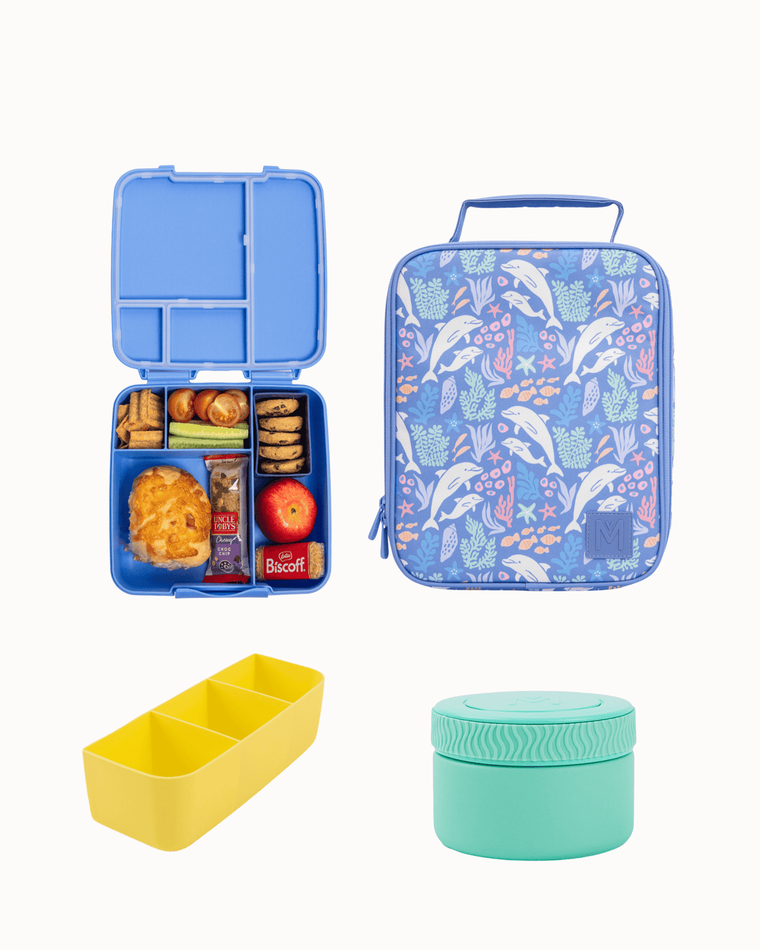 MontiiCo Lunch Time Hero Set - Dolphin Dreams