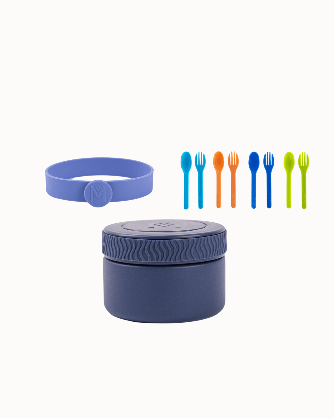 MontiiCo Mini Lunch On The Go Set - Navy