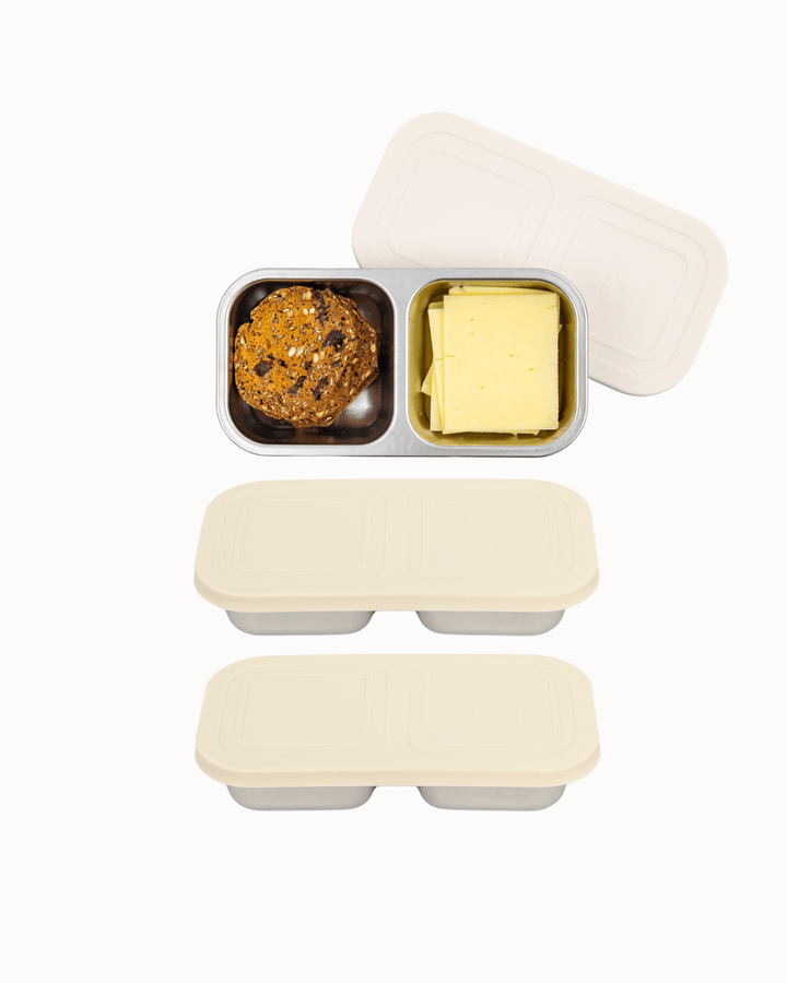 MontiiCo Multiway Duo Snack Box Set - Cream
