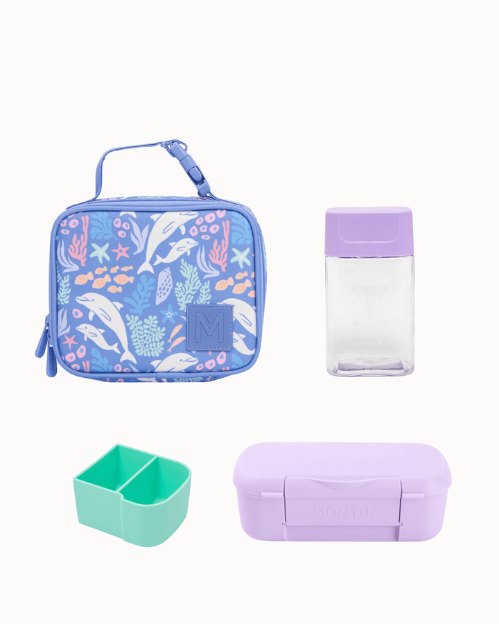 MontiiCo Crunch & Sip Bundle - Dolphin Dreams