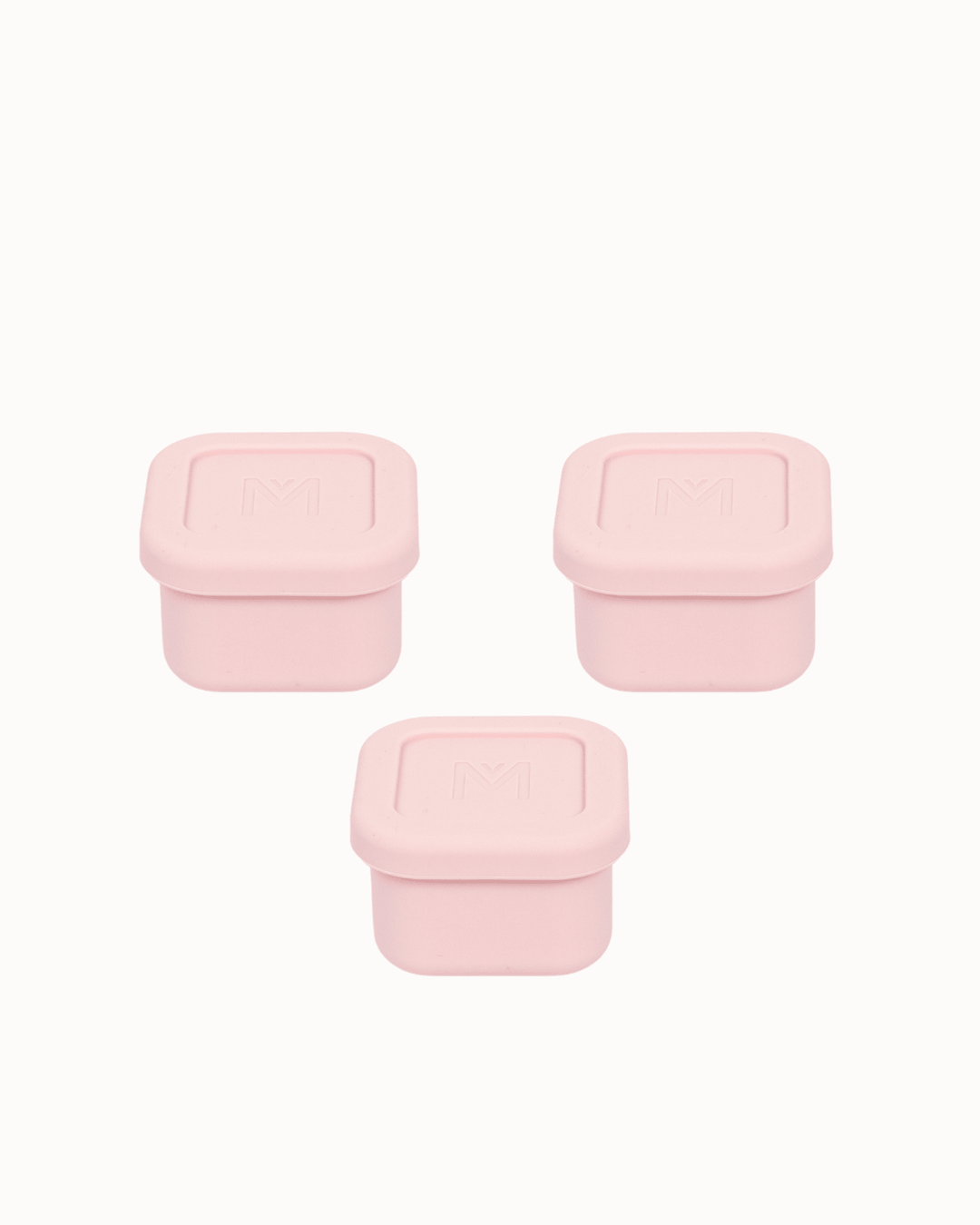MontiiCo Silicone Sauce Tub Set - Blush