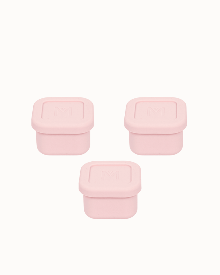 MontiiCo Silicone Sauce Tub Set - Blush