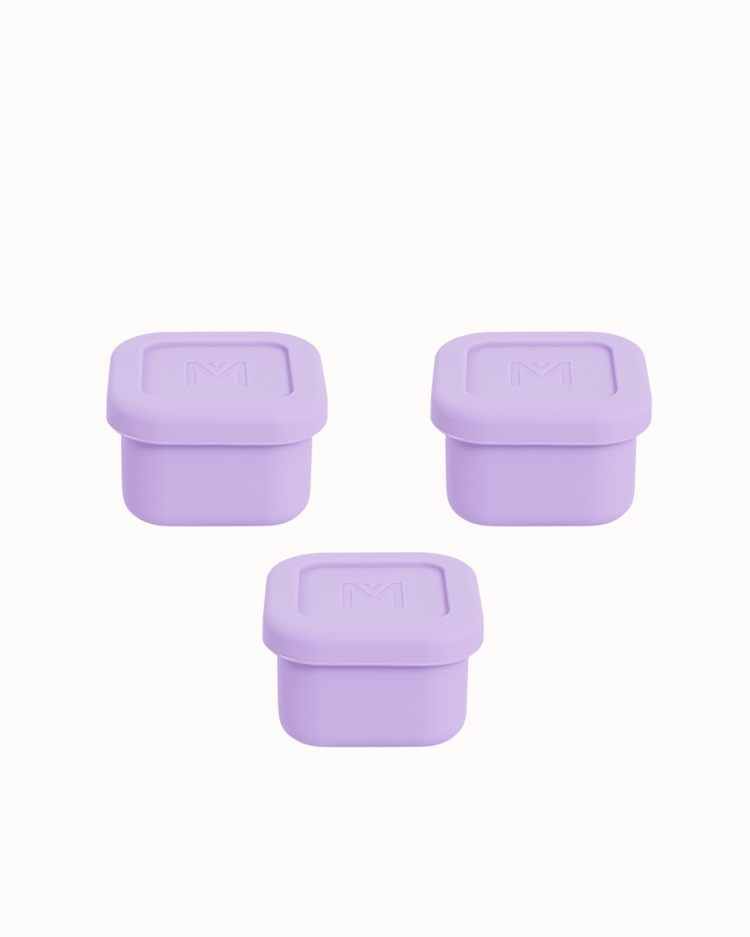 MontiiCo Silicone Sauce Tub Set - Lilac