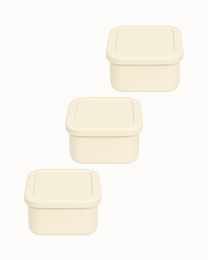 MontiiCo Silicone Feast Tub Set - Cream